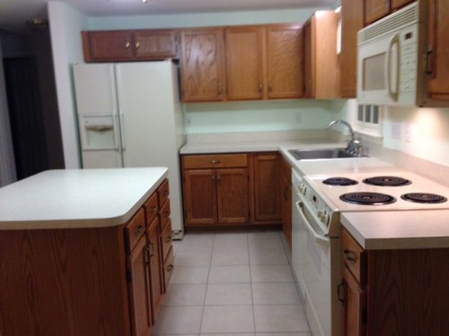 before kitchen was remodeled
